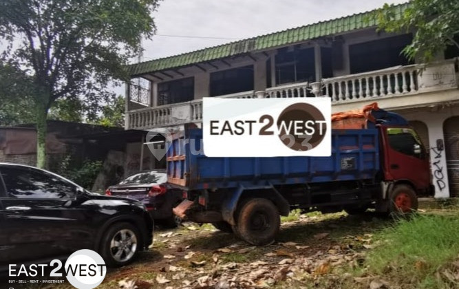 Jual Cepat Bangunan Komersil Hitung Tanah Jalan Raya Puspitek