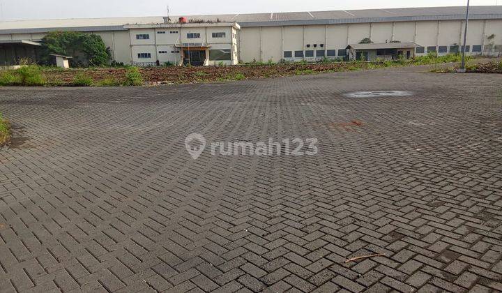 Jual Tanah Dan Gudang Di Cikarang Lokasi Pinggir Jalan Nasional