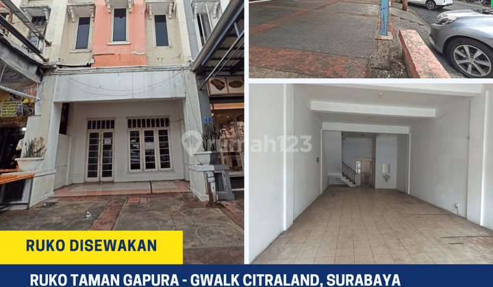 Disewakan Lokasi Tengah G walk Citraland Surabaya 1