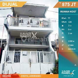 Dijual Rumah Kost Terisi Full Kost Putri Gajayana Malang Kota 1