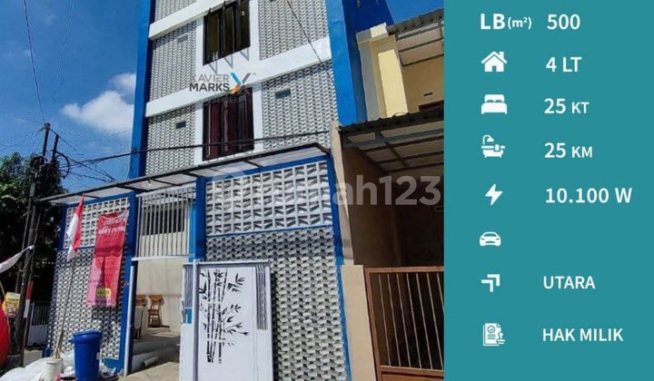 For Sale Active 25-Room Boarding House Near Umm, Unisma, Uin in Tlogomas, Malang 1