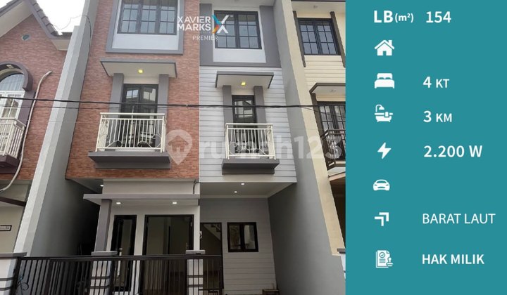 Rumah Baru American Modern Semi Furnish di Ikan2, Blimbing Mlg