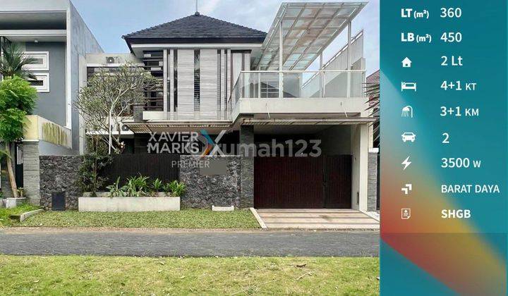 Rumah Modern + Kolam Renang Di Boulevard Cluster Golf, Araya Mlg 1