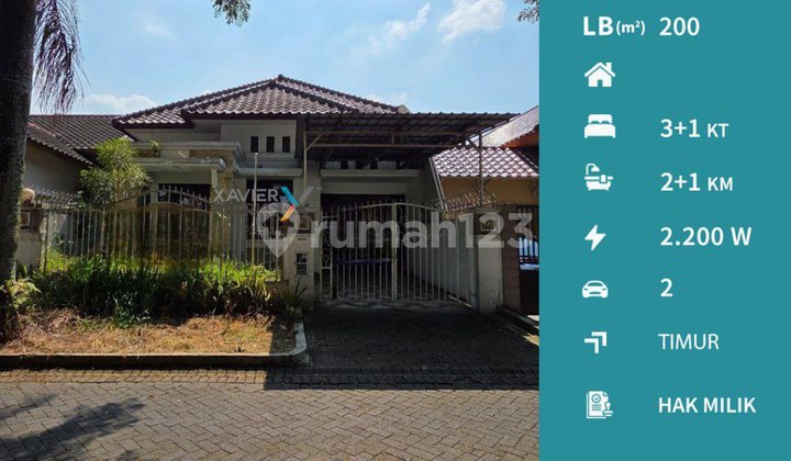 Dijual Murah Rumah Di Cluster Puri Palma, Dekat Rm Kds Araya Mlg