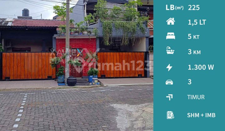Dijual Rumah Terawat Full Furnished di Blok Depan Pbi Araya Mlg