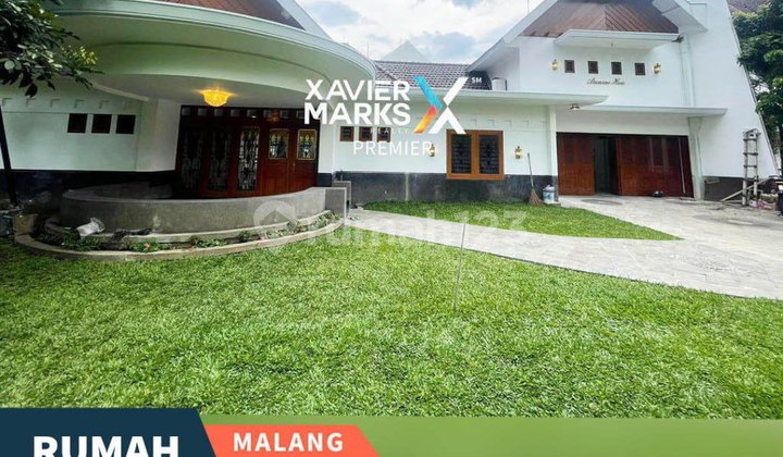 Dijual Rumah Klasik Mewah Sangat Terawat di Ijen Boulevard, Mlg