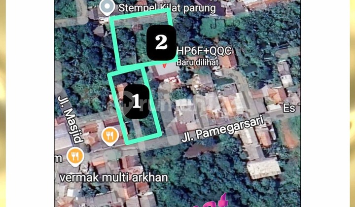 Tanah Padat Pamegarsari Parung Bogor Luas 3.409 M2