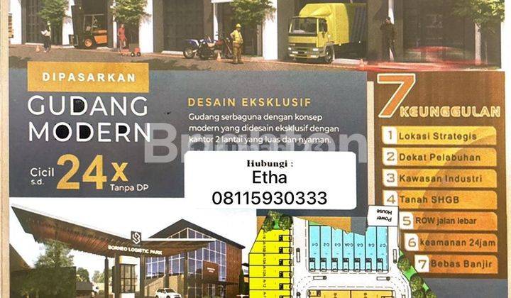 GUDANG BORNEO LOGISTCK  PARK DI JALAN PROJAKAL 2