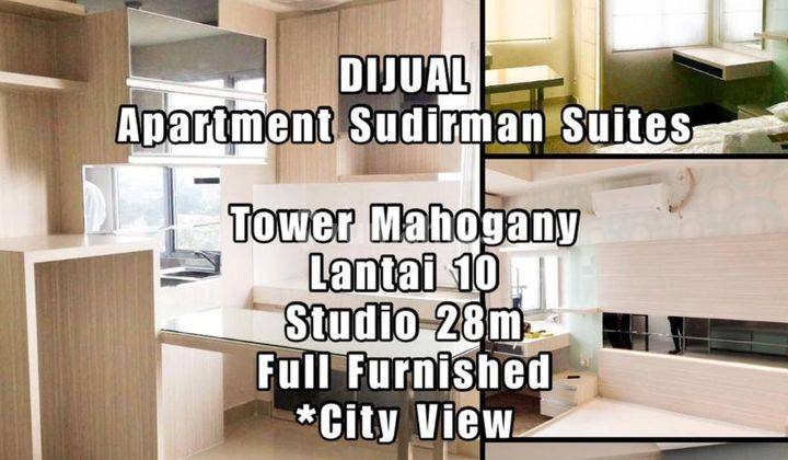 Jual Kebut Apartemen Sudirman Suite Bisa Kpa Furnished Studio Murah Bandung 1