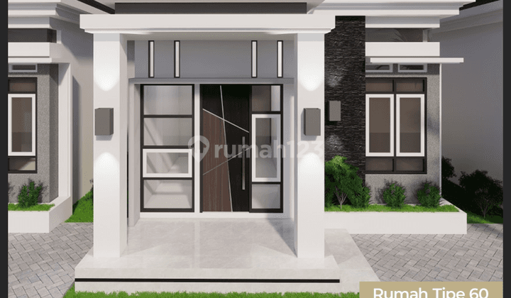 Rumah Tipe 60 di Jalan Parit Demang 1