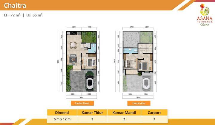 Rumah Primary 2 Carport Dibantu KPR dekat Mal Ciputra Cibubur J29461 2