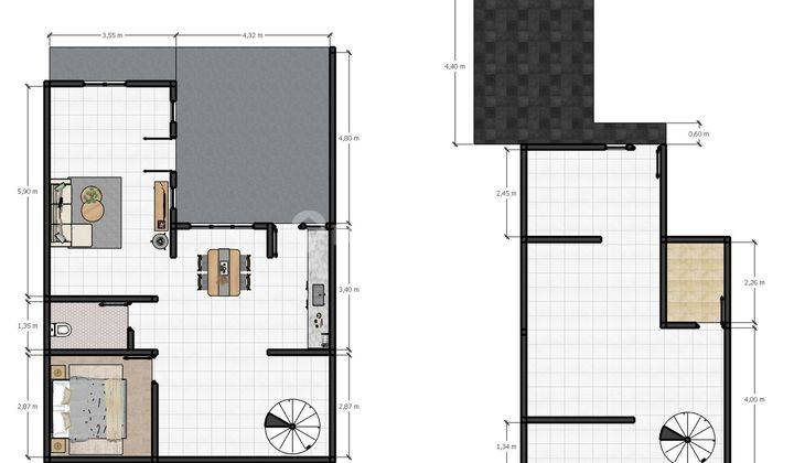 Rumah Siap Huni 10 Mnt ke Terminal Bekasi 3 KT Hadap Utara J25975 2