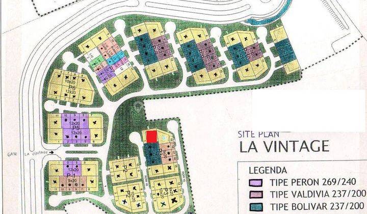 Jual Kavling Hoek Seberang Club House La Vintage Delatinos Bsd 1