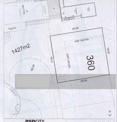 Jual Kavling Hoek Seberang Club House La Vintage Delatinos Bsd 2