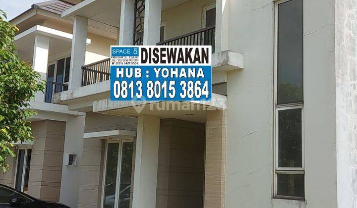 Disewakan Rumah Cluster Alam 9x20 Suvarna Sutera Cikupa Tangerang 1