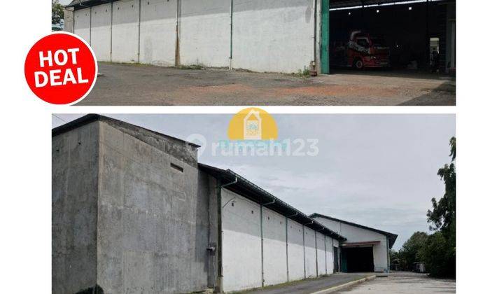 Dijual 4 Gudang + Rumah + Kantor, Jl Raya Wonosalam, Demak 1