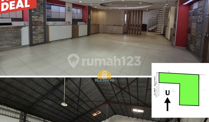Turun Harga Showroom & Kantor di Mt Haryono Semarang Tengah Kota