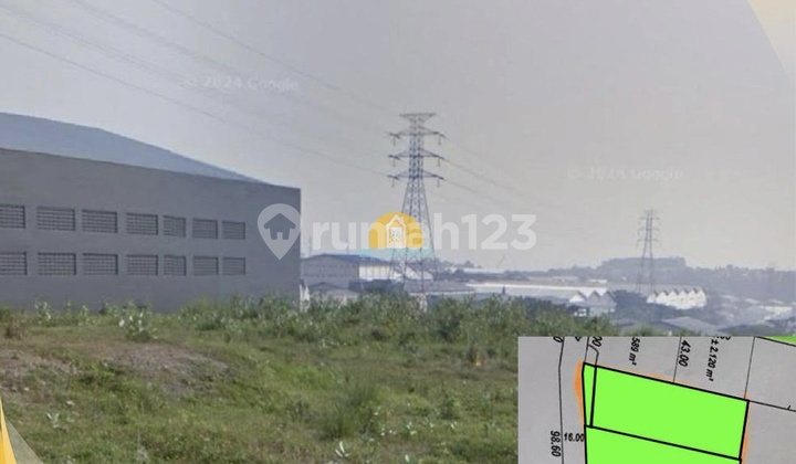 Tanah Lahan Industri Pergudangan. Bisa Beli Setengah. Kic Gatsu 1
