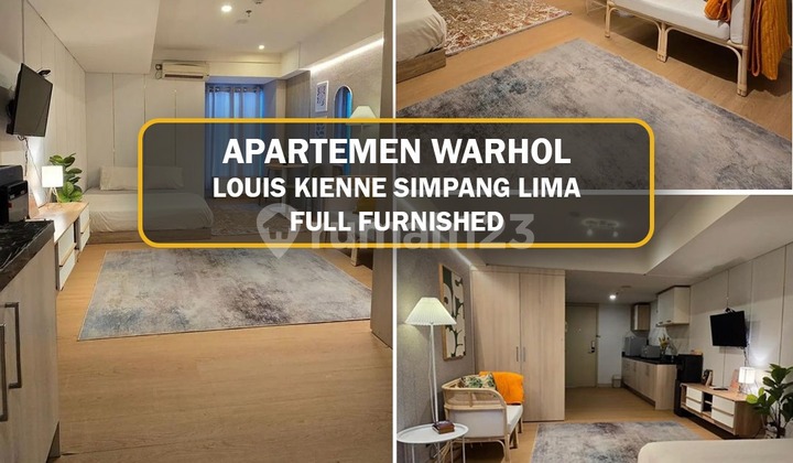 Apartemen Warhol Louise Kienne Simpang Lima. Furnish Estetik 1