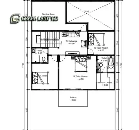 Rumah mewah fre design nego ratusan juta free AC tiap kamar  3