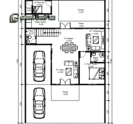 Rumah mewah fre design nego ratusan juta free AC tiap kamar  4