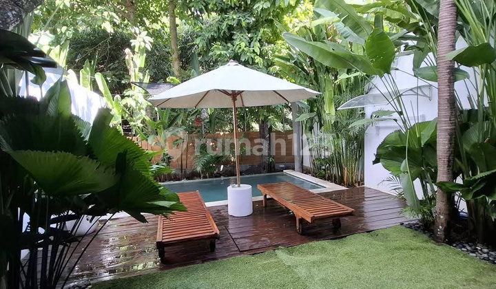 Villa 1 Lantai Kamar Tidur 1 Furnished Dekat Pantai Batu Belig Kerobokan Badung