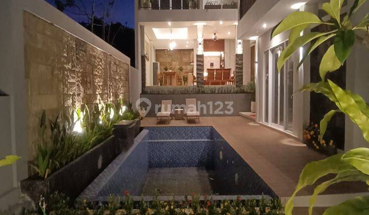 Nice New Villa Full Furnished Sea View & Gwk In Ungasan South Kuta Badung New Furnished House SHM - Freehold Certificate in Arimbi, Ungasan 1