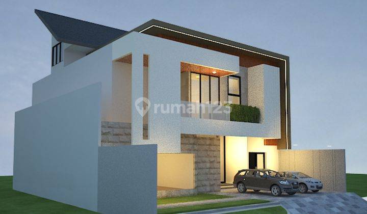 Best deal rumah mewah ,modern dengan private pool di graha natura surabaya barat 1