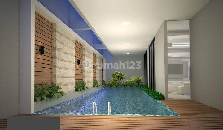 Best deal rumah mewah ,modern dengan private pool di graha natura surabaya barat 2