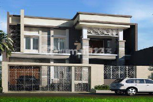 Rumah 2 lantai bergaya american classic di citraland Utama