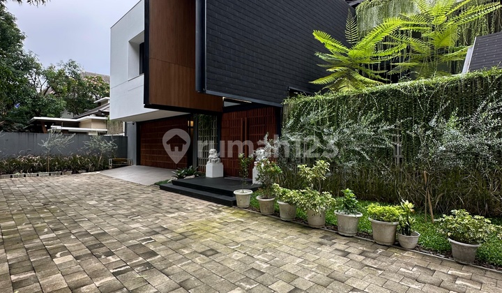 Brand New Modern Tropical House At Brawijaya 2 Storey With Rooftop