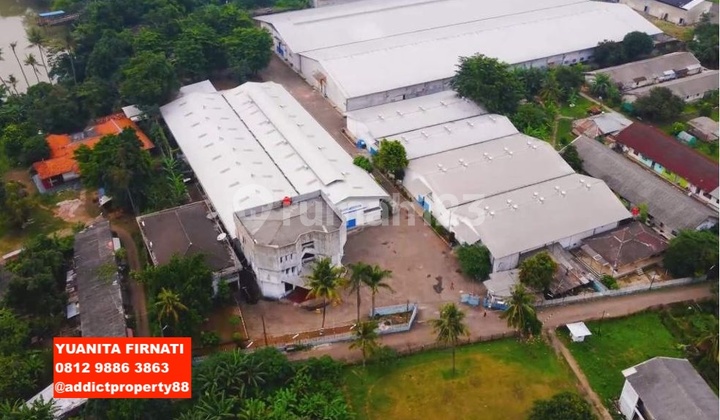 Pabrik di Tangerang Parking Space Besar bisa Ekspansi Bangunan