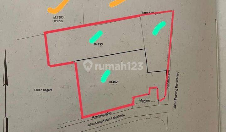 Tanah Luas Dijual disewa di Area Mampang, Jakarta Selatan  2