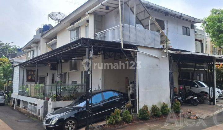 Dijual Rumah Komplek Hoek 2 Lantai Ditambah 1 Ruangan Kantor Terpisah di Swadarma, Ulujami, Pesanggrahan 1