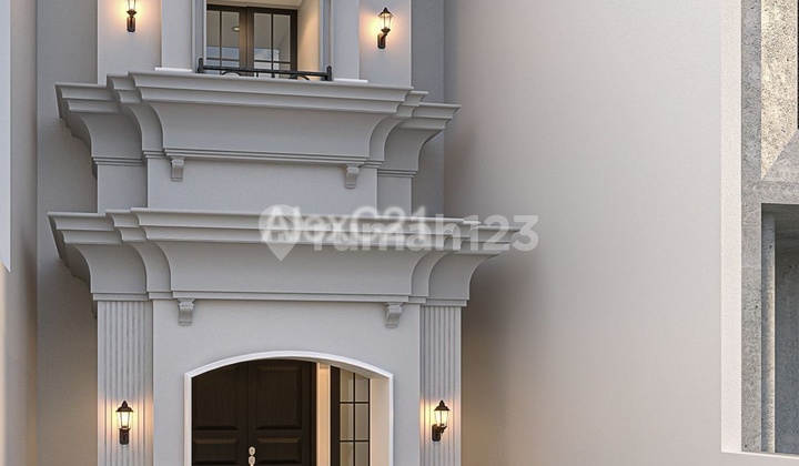 Dijual Rumah Baru Design Classic Modern di Area Kebon Jeruk, Sukabumi Utara, Jakarta Barat