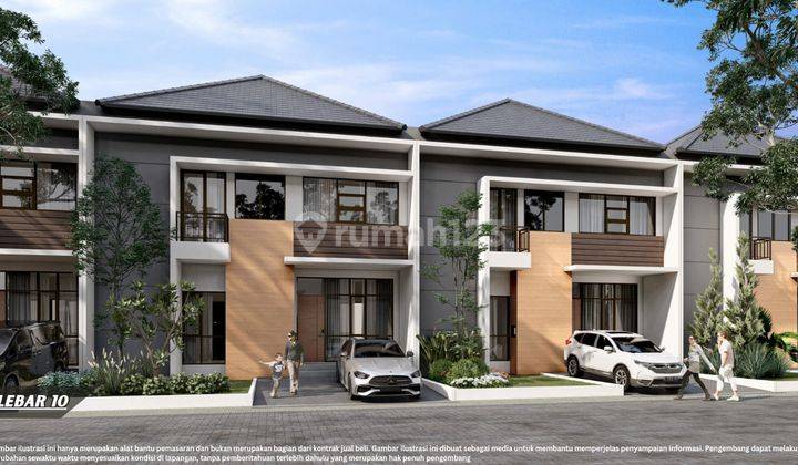 Rumah Baru 2 Lantai Dalam Cluster Di Buah Batu Square 2