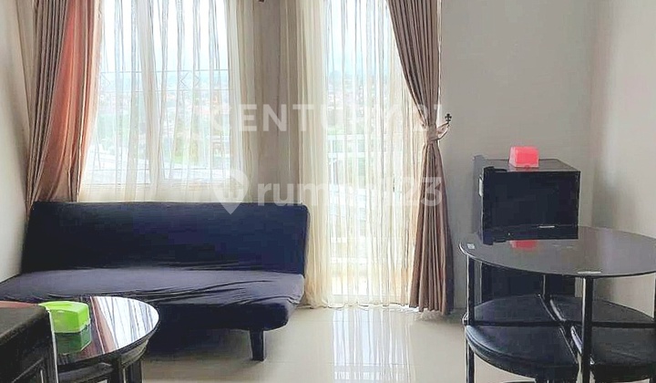 ruang tamu apartemen 2 br di bogor
