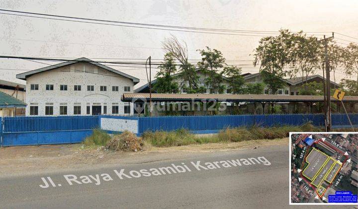 Jual Cepat Gudang ex Pabrik 2 Ha di Jl. Raya Propinsi Karawang Timur 9
