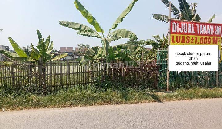 Dijual Tanah Jl Taruma Jaya Cocok Dibangun Cluster Perumahan Gudang multi Usaha  1