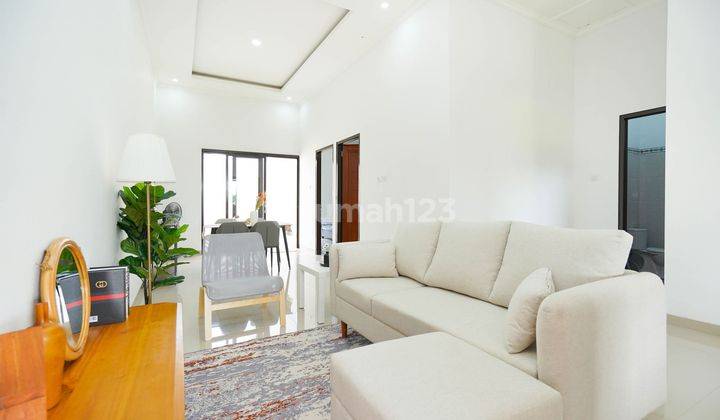 Rumah Luas Semi Furnish 25 Mnt ke Stasiun Citayam Dibantu KPR J15049 2