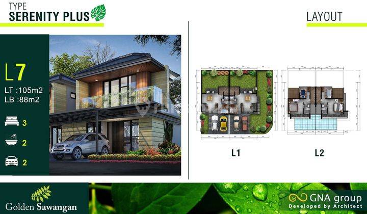 Rumah Cluster Luas dan Strategis dekat The Park Sawangan J31108 1