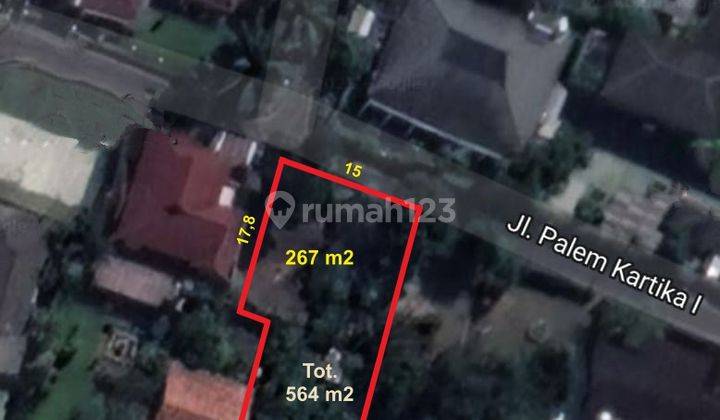 Tanah LT 564 M2 - Jl. Palem Kartika Area Bambu Apus Jakarta Timur 1