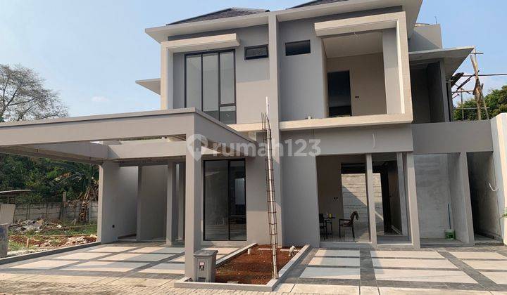 Rumah Brand New Dalam Cluster Dekat Lrt Harjamukti Dan Raffles Hills Cibubur Brand New House Modern Tropical Design 1