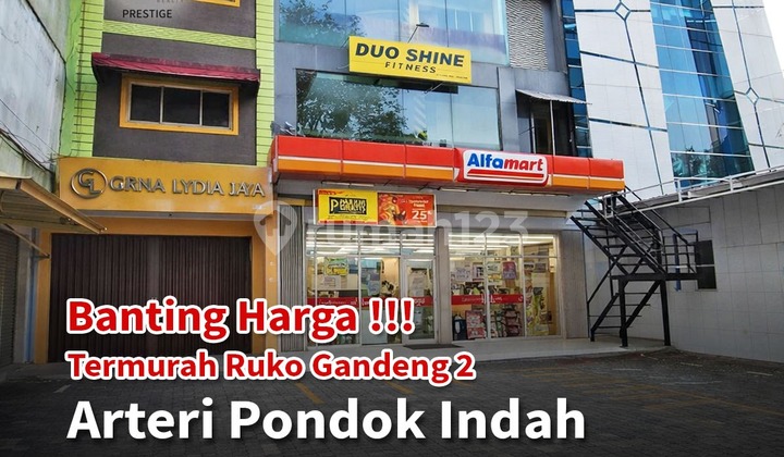 Termurah, Ruko Gandeng di Arteri Pondok Indah Jakarta Selatan