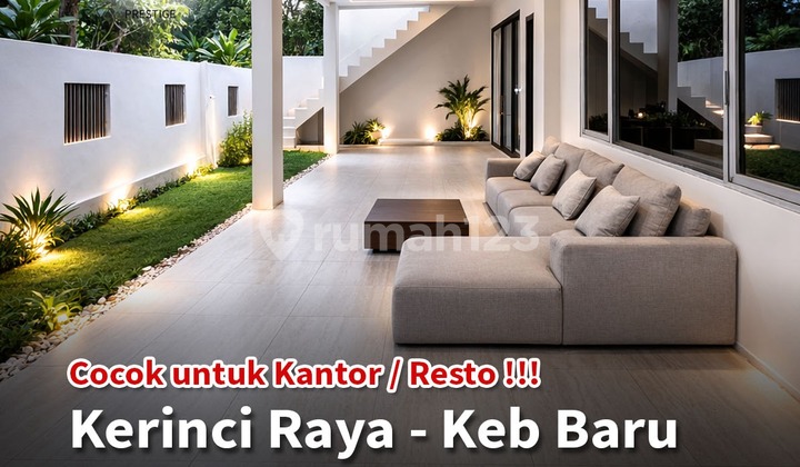 One step to Pakubuwono/Senayan, Business/Office House for Sale in detail Keb Baru Jak Sel