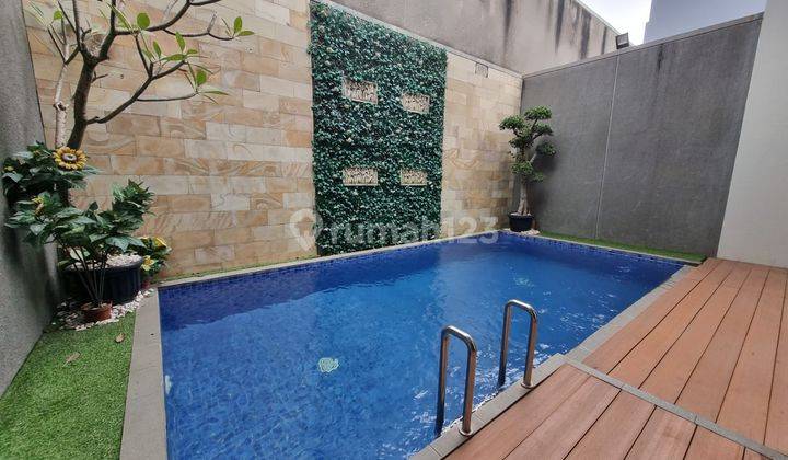 Jual Rumah Minimalis Modern With Swimming Pool Tatar Simakirana Kbp 1