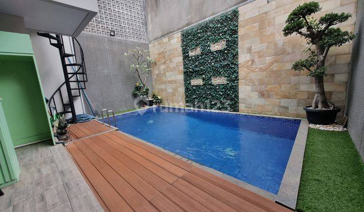 Jual Rumah Minimalis Modern With Swimming Pool Tatar Simakirana Kbp 2