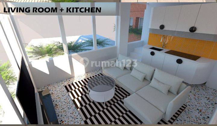 Jual Rumah Baru Minimalis Modern Furnished di Cisitu Dago 3 Lantai 1