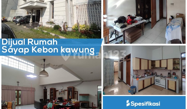 Rumah Kebon Kawung Area Besar Luas, Bandung 1