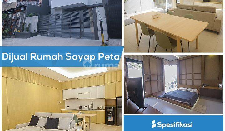 Rumah Peta Area Modern Bergaya Jepang, Bandung 1